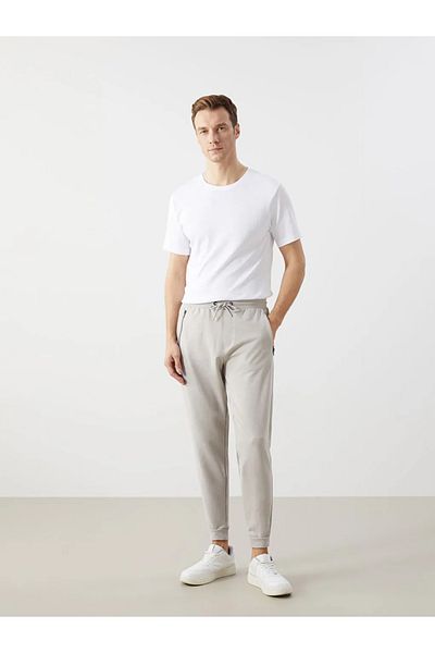 LC Waikiki Ανδρικό αθλητικό παντελόνι LCWAIKIKI Classic Grey Standard Fit