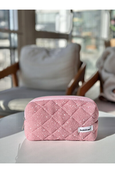 Batekso Gül Kurusu Simli Kalem Çantası