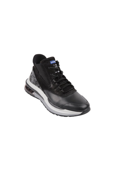 MARCOMEN 16062 SIYAH-SIYAH DERI BOT