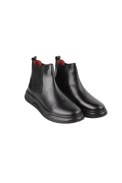 MARCOMEN 20001 SIYAH ANTIK DERI BOT