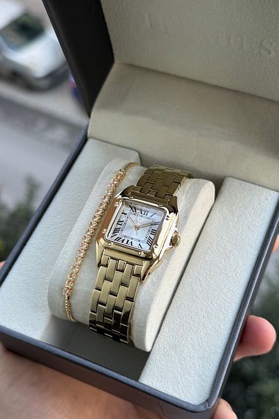 Homies Women's Wristwatch and Gift Box - Square Design.Hm 54353445739