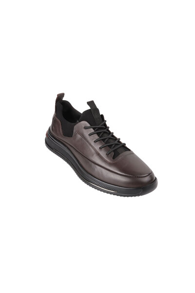 MARCOMEN 18450 Brown Black Daily Leather Shoes