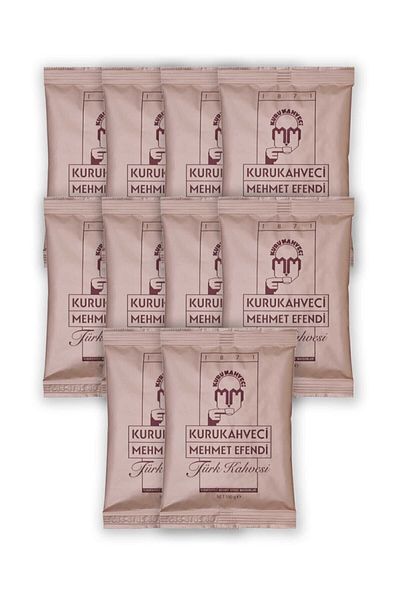 Mehmet Efendi Mehmet Efendi Turkish Coffee 100 G Foil Packaging X 10 Pieces