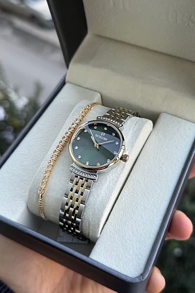 Homies Women's Wristwatch Stone Box Bracelet.Hm 436747739