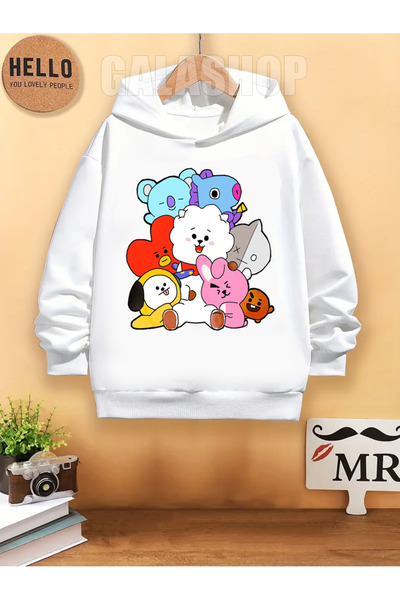GALASHOP Bt21 Mascot - Kids Cotton Hoodie