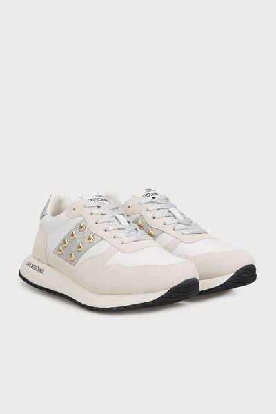 Love Moschino Genuine Leather Suede Detailed Sneaker Shoes Shoe Ja15403G1Miam10D