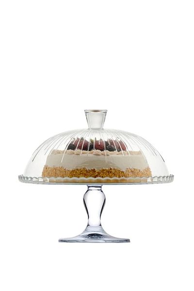 Paşabahçe 96870 Dome Patisserie Serving Plate Bowl with Feet and Cover (96872)