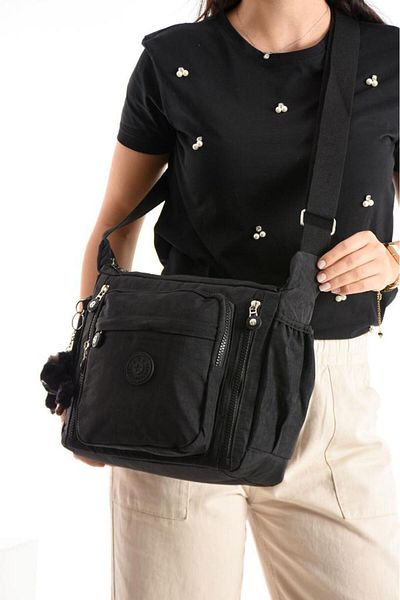Baginn Geantă de damă, din țesătură clinker ușoară, 30*27 cm, geantă de umăr cu curea încrucișată.