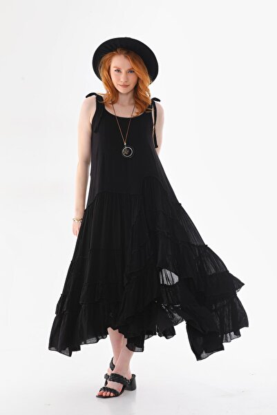 Bohem Stil Γυναικείο Ethnic Μοντέλο Φόρεμα Carmen