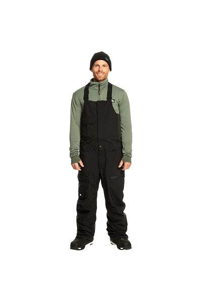 Quiksilver Men's Snowboard Pants Utility Bib Black Ski/Snowboard Wear Men