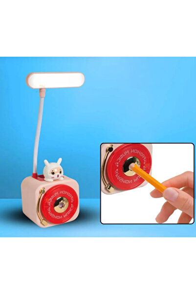 Sensoria Dekoratif Sevimli Çocuk Odası Gece Lambası Kalemtraş Masa Lambası Ka...