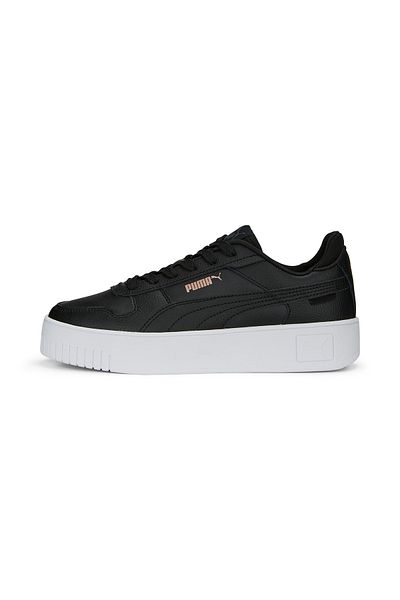 Puma Carina Street Black- Black-Rose Women's Black Casual Shoes