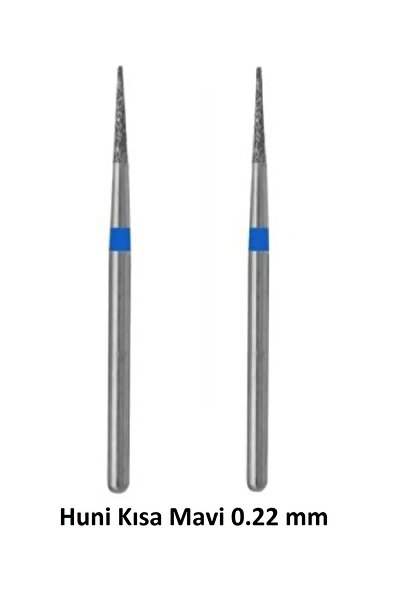 Mimlo 2'li Elmas Freze Ucu Törpü Makinesi Uç Çeşitleri - Hunı Kısa Mavi 2,2 mm