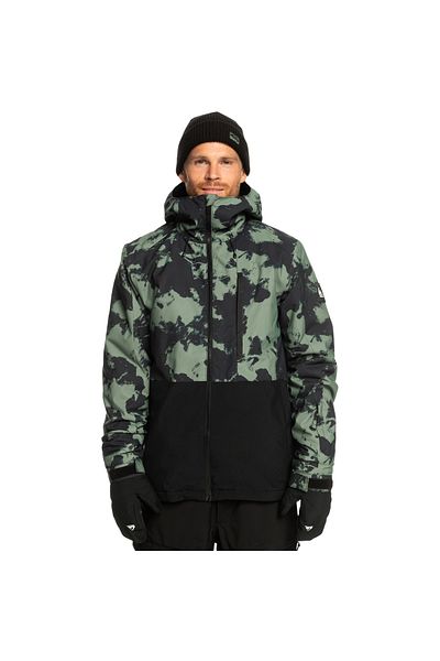 Quiksilver Mission Prınted Block Jk Men's Snowboard Jacket Eqytj03403