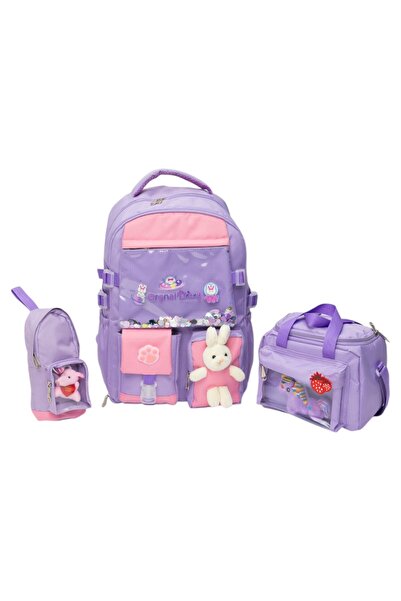 QUOVO Orthopedic Style Kawaii Korean School Bag - Girl Boy Nutrition Pen Hold...