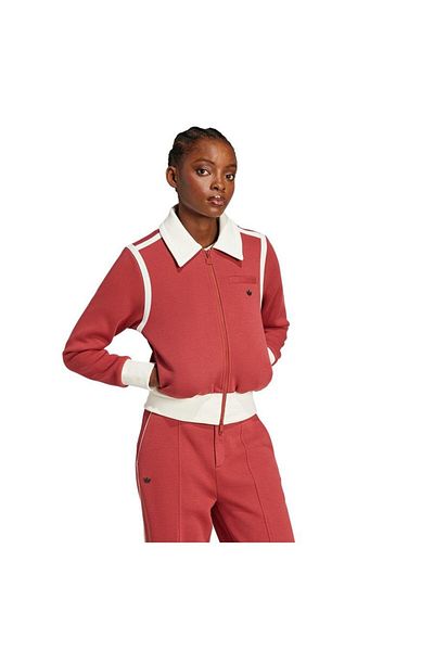 adidas Red Collared Tt Women's Jacket - Jd1925