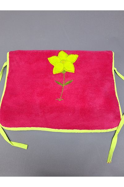 Başak Ev Tekstili Pink/Green Plush Kitchen Tennis - Waterproof