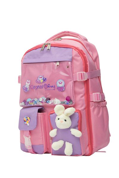 QUOVO Ergonomic Kawaii Korean Style Special Design School Bag - Girls Primary School and Medium School Bag, Lunch