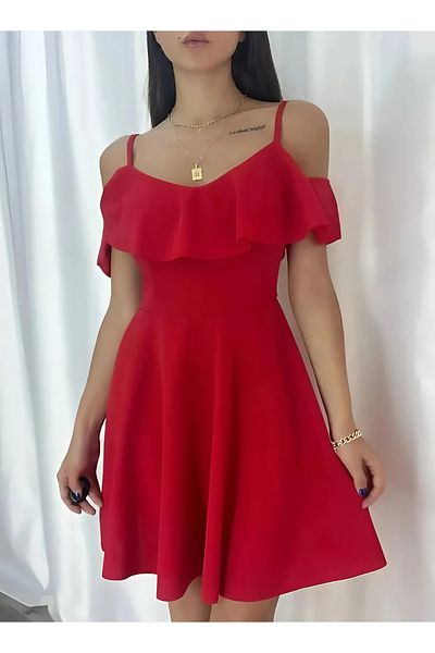 Varyete Strappy Tiers Design Crepe Evening Dress Engagement Graduation Promise Wedding