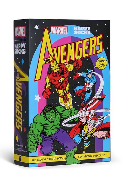 Happy Socks Strümpfe MARVEL™ Avengers Socken 6er Pack