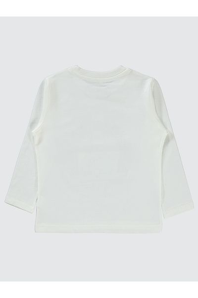 Civil Boys 2-5 Years Old Boy Ecru Sweatshirt