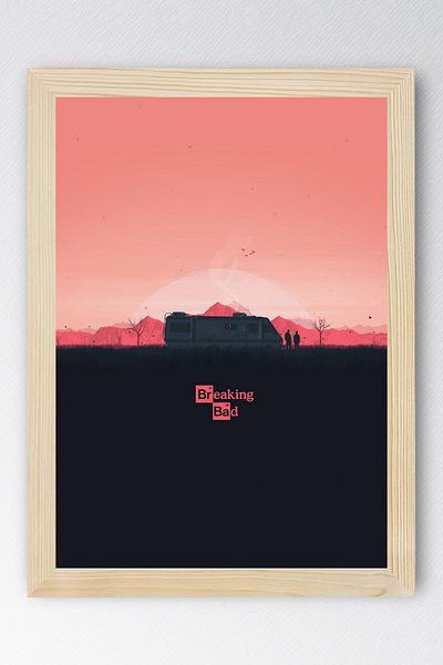 Saturn Breaking Bad Framed Painting - Tv Series Poster Poster Painting