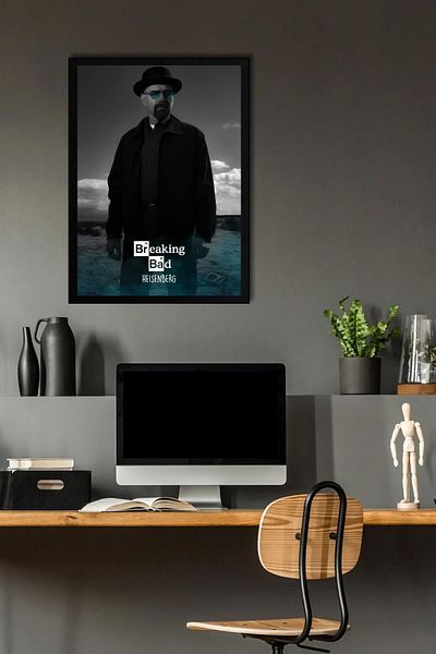Saturn Breaking Bad Pictură înrămată - Poster de televiziune Heisenberg Poster