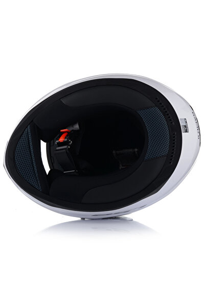 LS2 Rapıd 2 Beyaz Kapalı Motosiklet Kaskı Gold Camlı