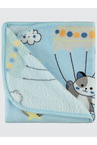 Civil Baby Blue Blanket - 100X120 cm Baby Natural