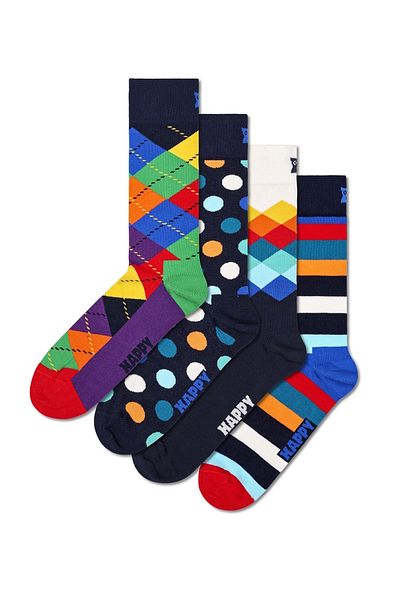 Happy Socks Strümpfe MULTICOLOR Socken 4er Pack