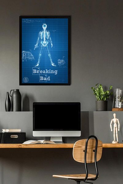 Saturn Breaking Bad Pictură înrămată - Poster de afiș de serie