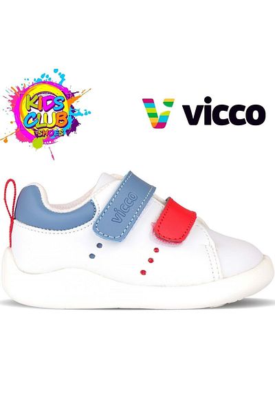 Vicco Pantofi sport ortopedici albastri First Step Bangkok pentru bebelusi si copii