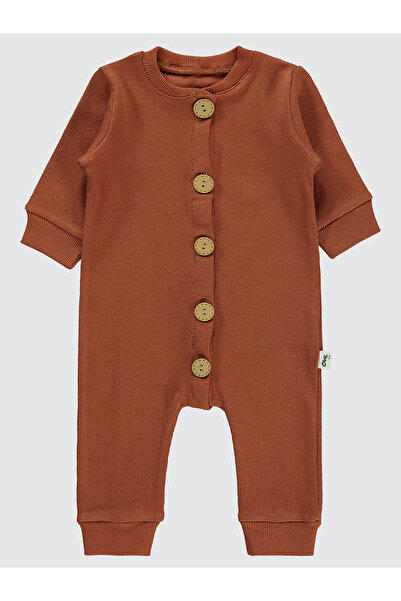 Civil Baby 1-6 Μηνών Καφέ Βρεφικά Ρόμπερες - Χωρίς Μποτάκια