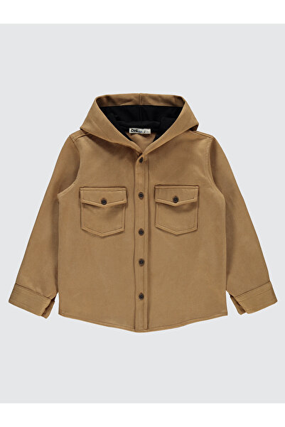 Civil Boys Boy's Shirt 10-13 Years Stone Color