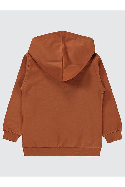 Civil Boys 2-5 Years Old Boy Brick Color Sweatshirt