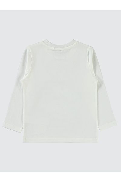 Civil Boys 2-5 Years Old Boy Ecru Sweatshirt
