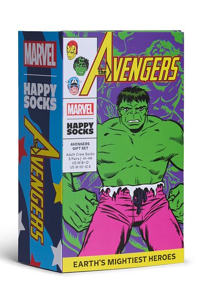 Happy Socks Strümpfe Marvel™ Avengers Socken 3er Pack