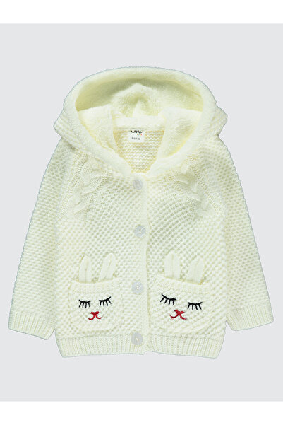 Civil Baby 6-18 Months Baby Girl Ecru Cardigan