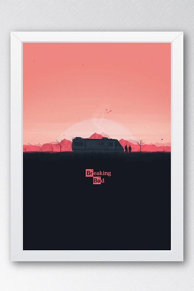 Saturn Breaking Bad Framed Painting - Πίνακας αφίσας της τηλεοπτικής σειράς