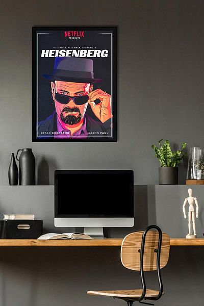 Saturn Breaking Bad Pictură înrămată - Poster de televiziune Heisenberg Poster