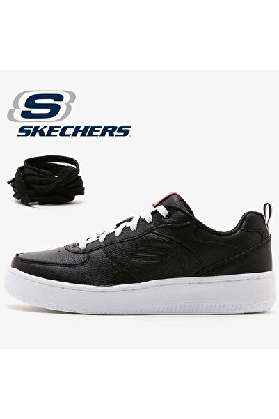 SKECHERS Sport Court 92 149763 Sneaker Unisex Spor Ayakkabı SİYAH-BEYAZ