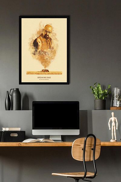 Saturn Breaking Bad Pictură înrămată - Poster de afiș de serie