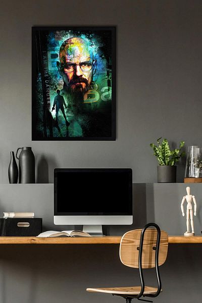 Saturn Breaking Bad Pictură înrămată - Poster de afiș de serie