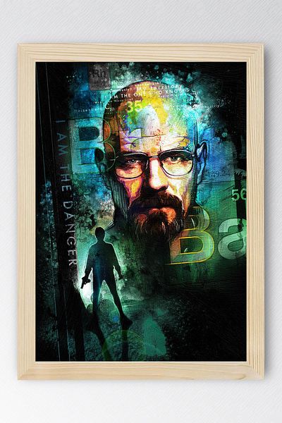 Saturn Breaking Bad Framed Painting - Πίνακας αφίσας της τηλεοπτικής σειράς