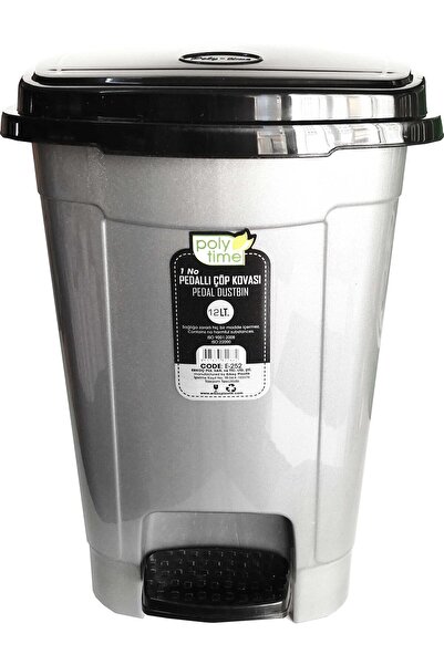 Polytime Poly Time Pedallı Basmalı Çöp Kutusu Kovası / Çıkarılabilir İç Koval...