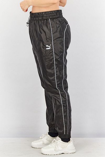 Puma Women Sportswear Fit Iconic T7 Woven Track Pant, Black