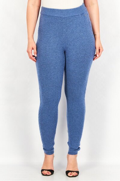 Guess Women Regular Fit Knit Sweater Pants, Navy