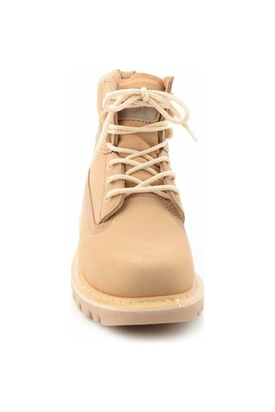 Caterpillar Caramel Δερμάτινες Γυναικείες Μπότες Bootie Cat 0111000101