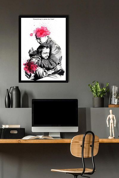 Saturn Breaking Bad Pictură înrămată - Poster de afiș de serie