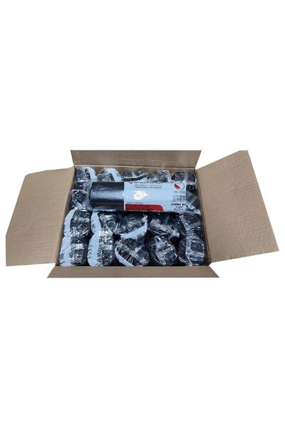 Generic Brand Gnr Industrial Jumbo Garbage Bag - 2 Layers - Black - 400 Gr. - 80X110 Cm. - 5 Rolls of 10 Pieces
